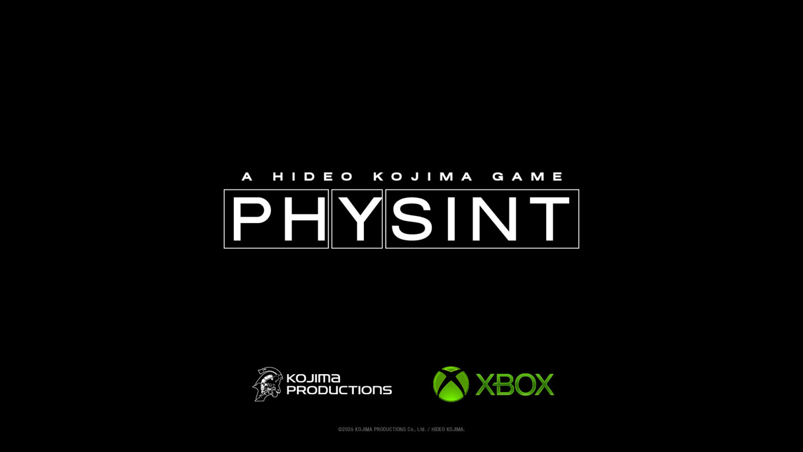 Physint и партнёрство Kojima Productions с Xbox