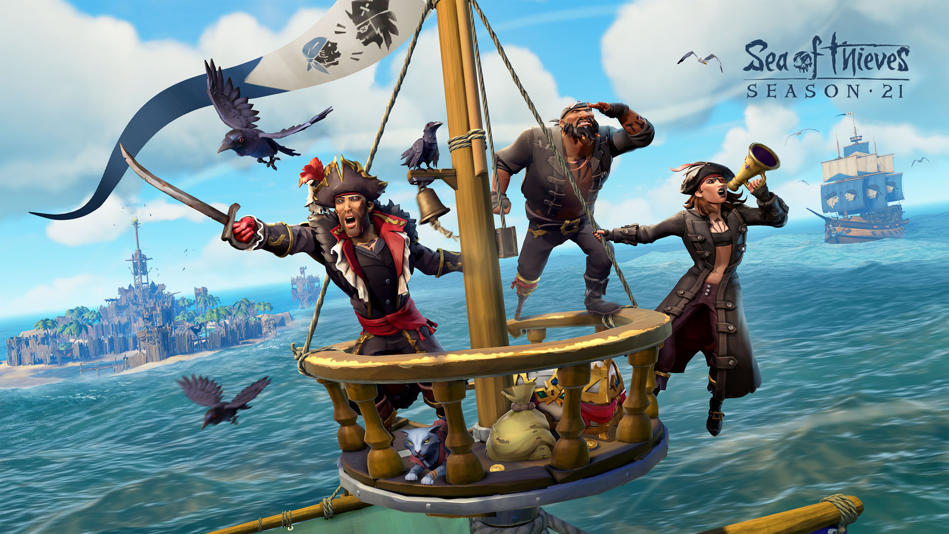 Sea of Thieves открыли бесплатно до 21 сентября — стартовал 21-й сезон