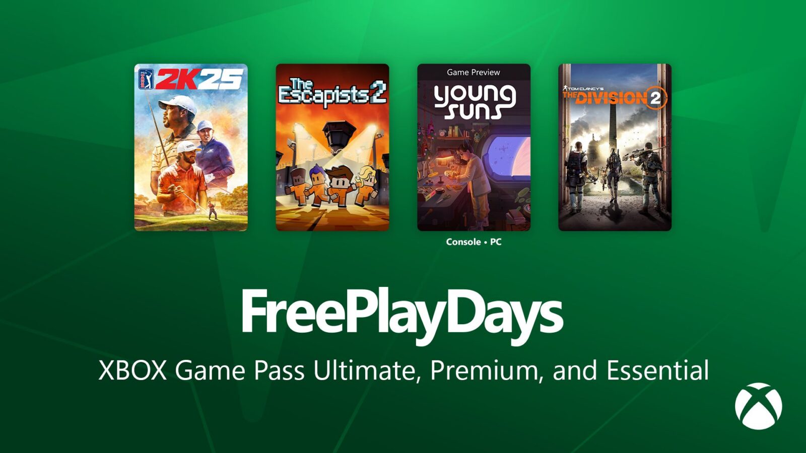 Xbox hat Free Play Days eröffnet: An diesem Wochenende sind vier Spiele verfügbar