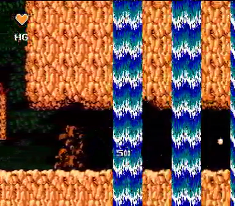 Forest with waterfalls in Darkwing Duck