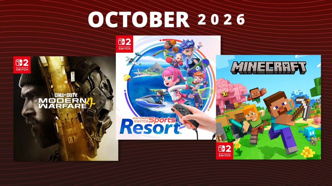 Nintendo has collected the main October releases for Switch 2 and Switch