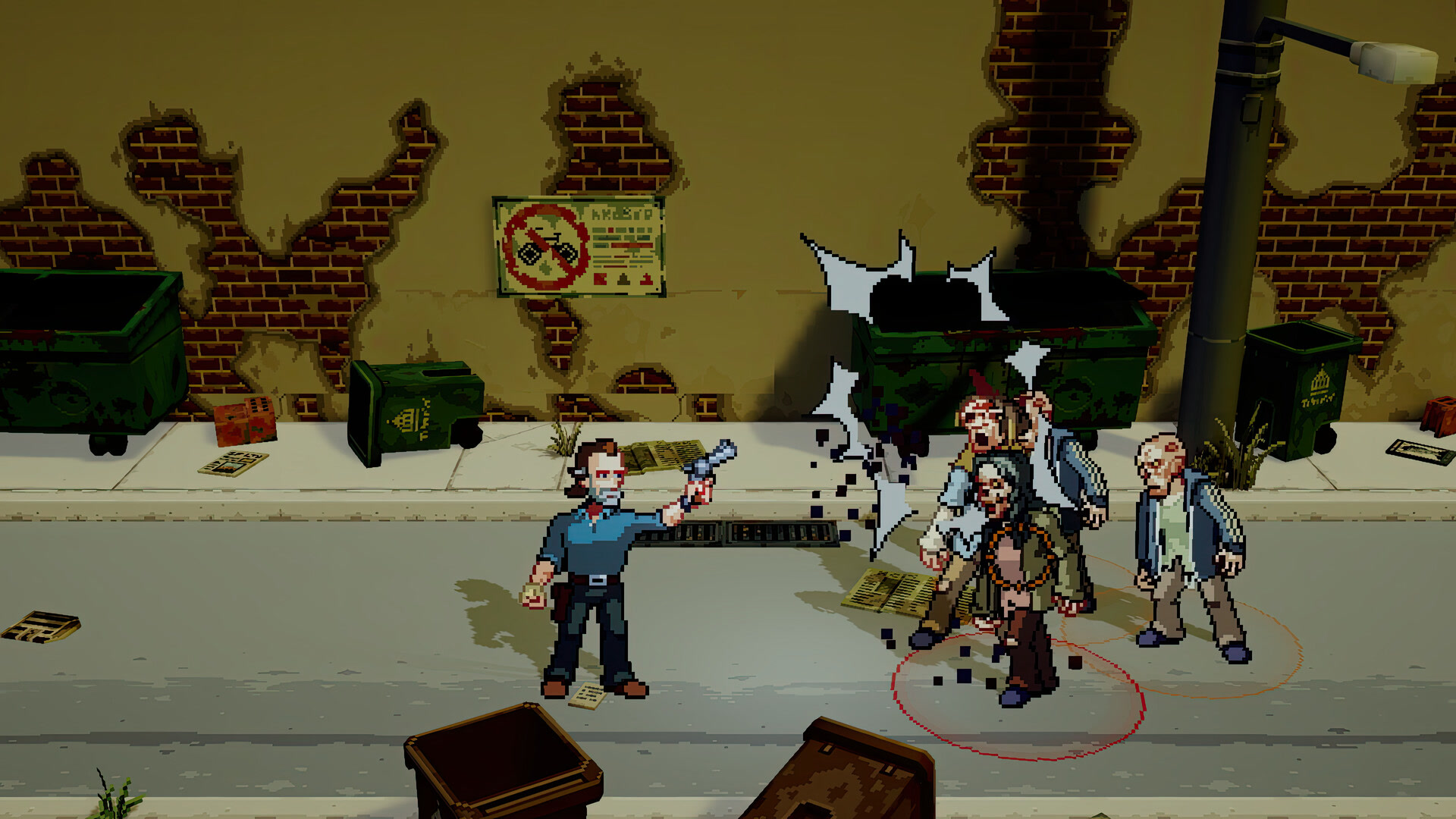 Герои The Walking Dead Streets of Survival сражаются с ходячими