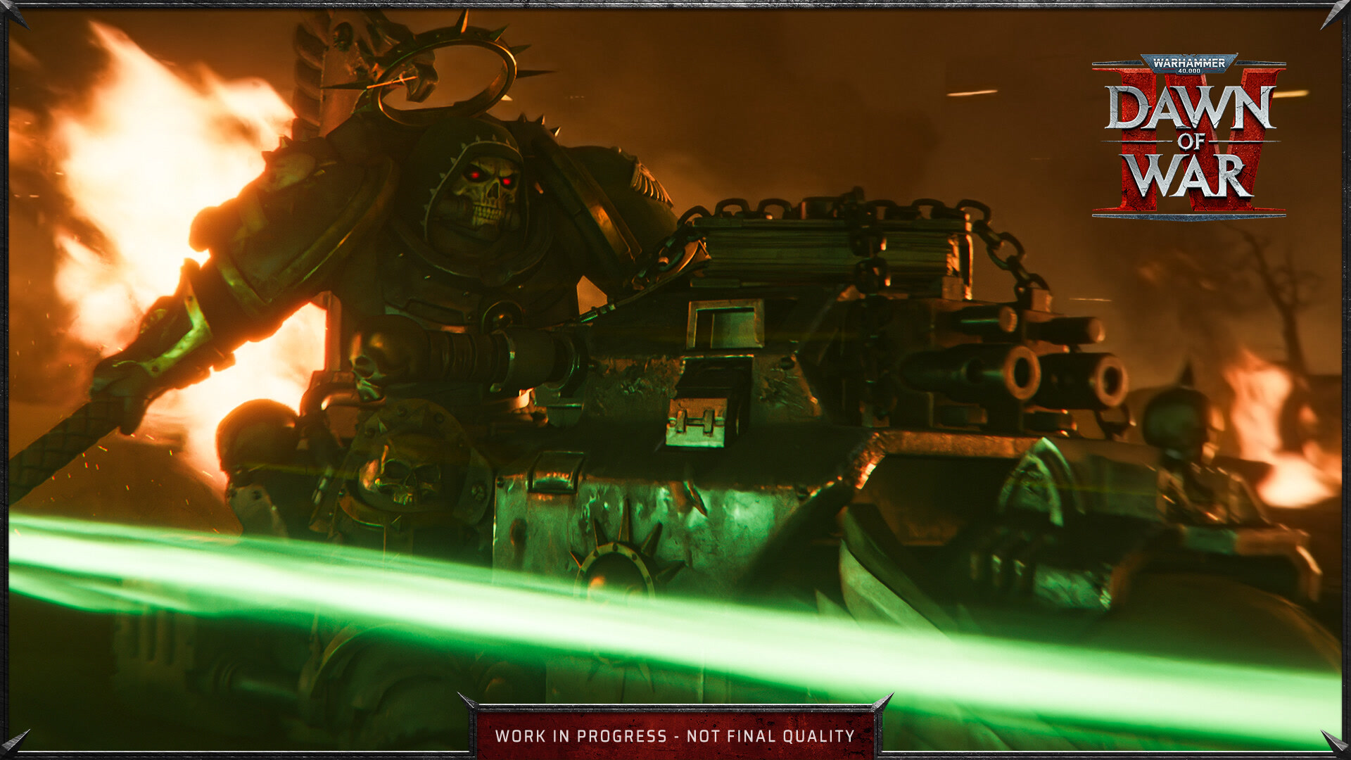 Масштабное сражение армий в Warhammer 40000 Dawn of War IV