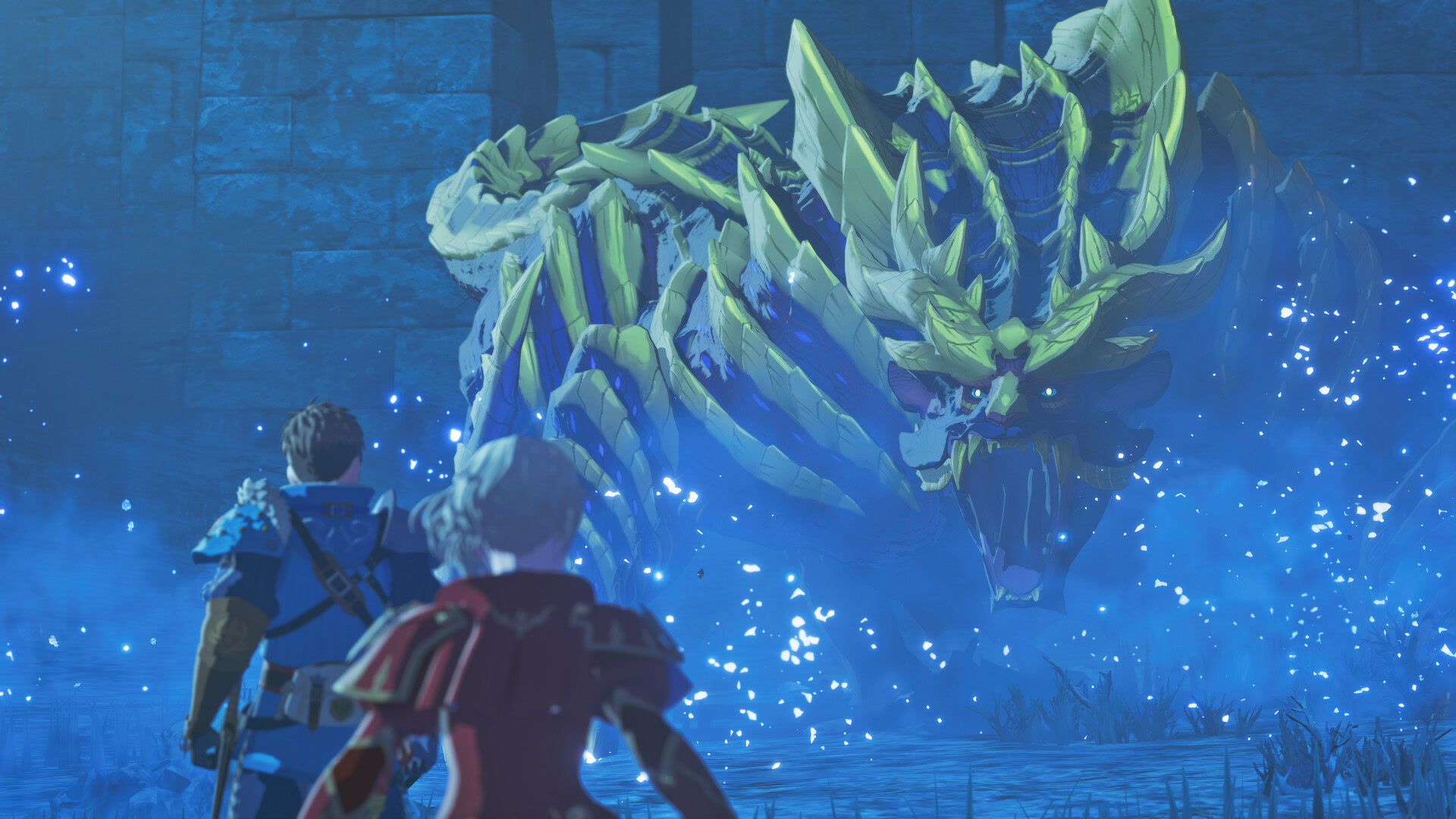 Reiter und Monster reisen durch die Welt von Monster Hunter Stories 3