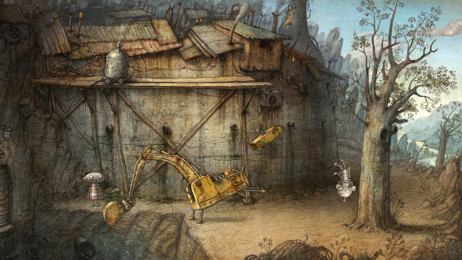 Роботы в новой игре Machinarium 2