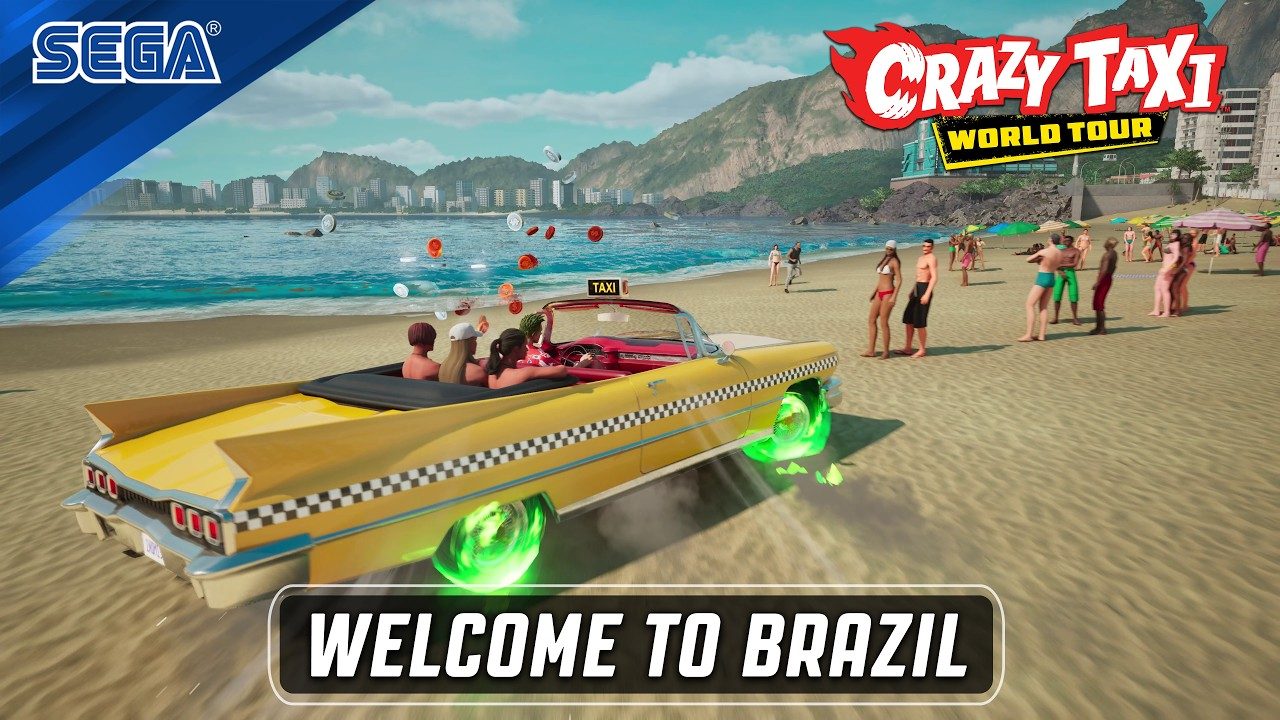 SEGA zeigte Brasilien in Crazy Taxi: World Tour – neuer Trailer und Screenshots
