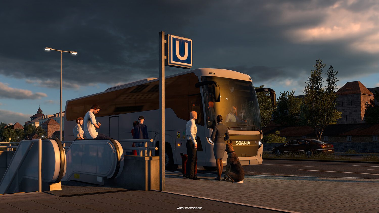 Официальный скриншот автобусного дополнения Coaches для Euro Truck Simulator 2