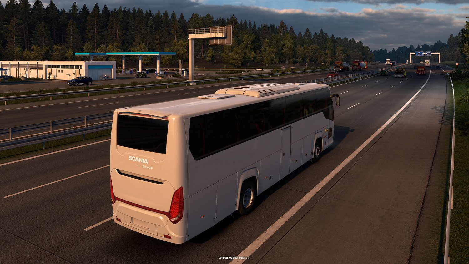 Дополнительный официальный кадр дополнения Coaches для Euro Truck Simulator 2