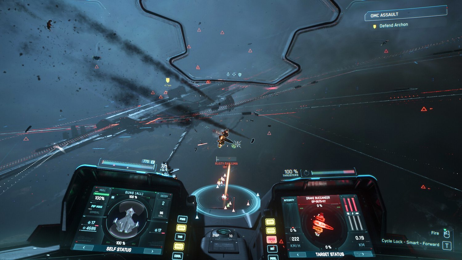 Eine weitere offizielle Aufnahme von Squadron 42, veröffentlicht auf Steam