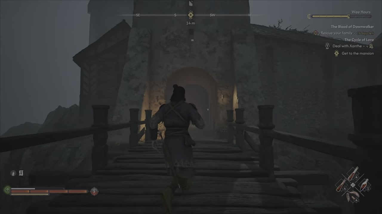 Подход к воротам Howling Keep