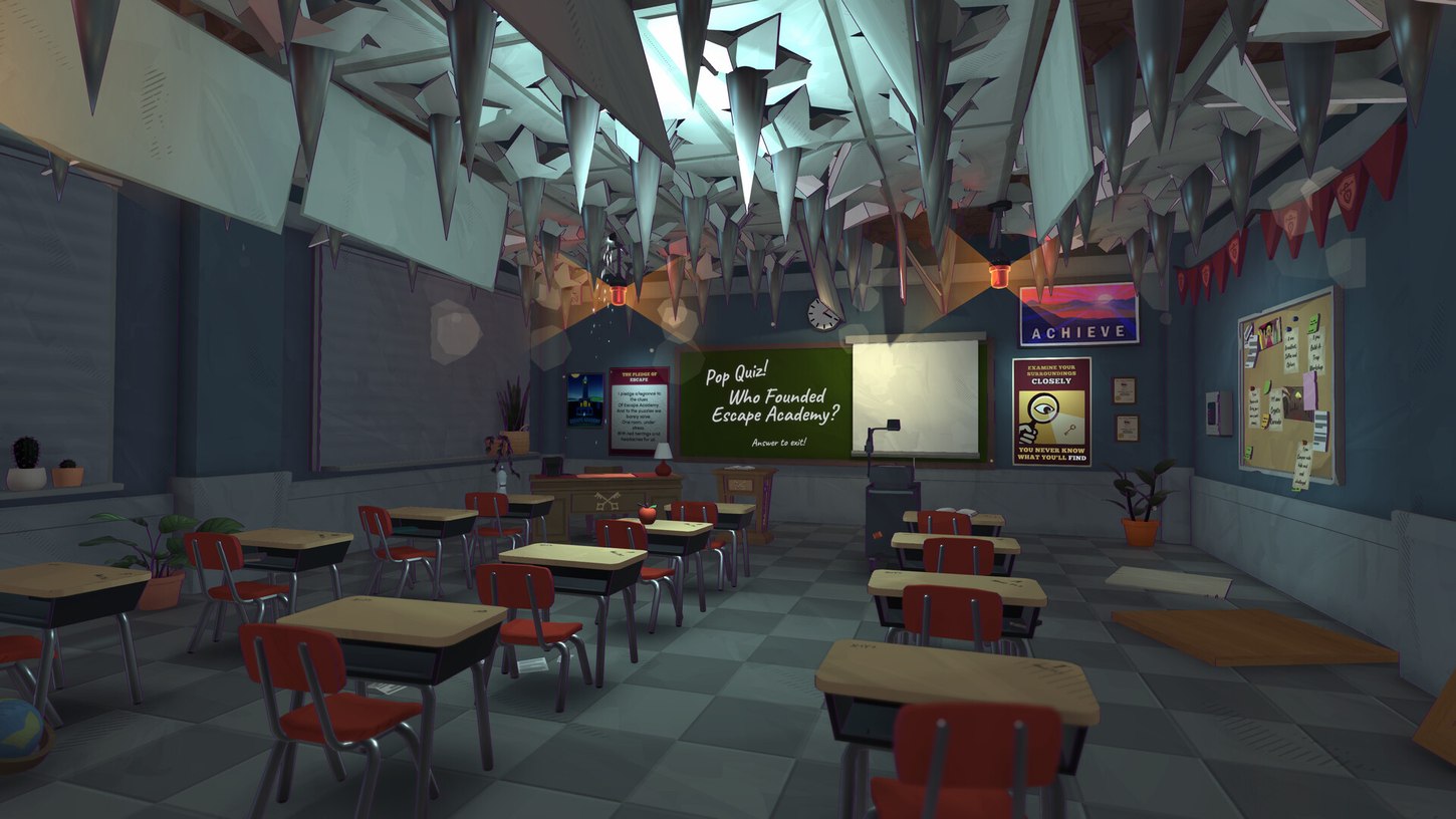 Puzzle-Kurs aus Escape Academy 2: Back 2 School auf dem PC.