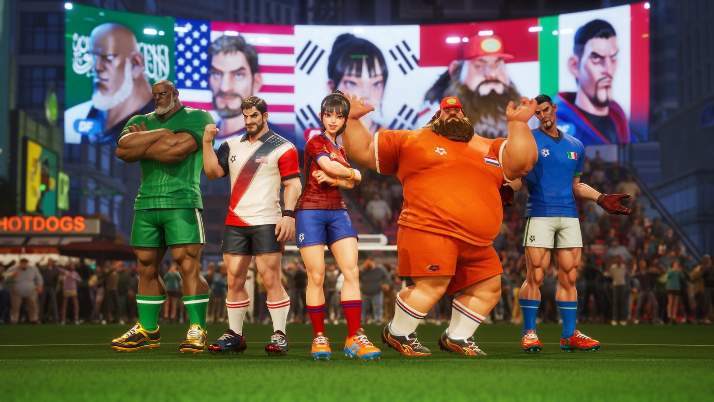 FreeStyle Football 2 characters in a still from the PC version of the game.