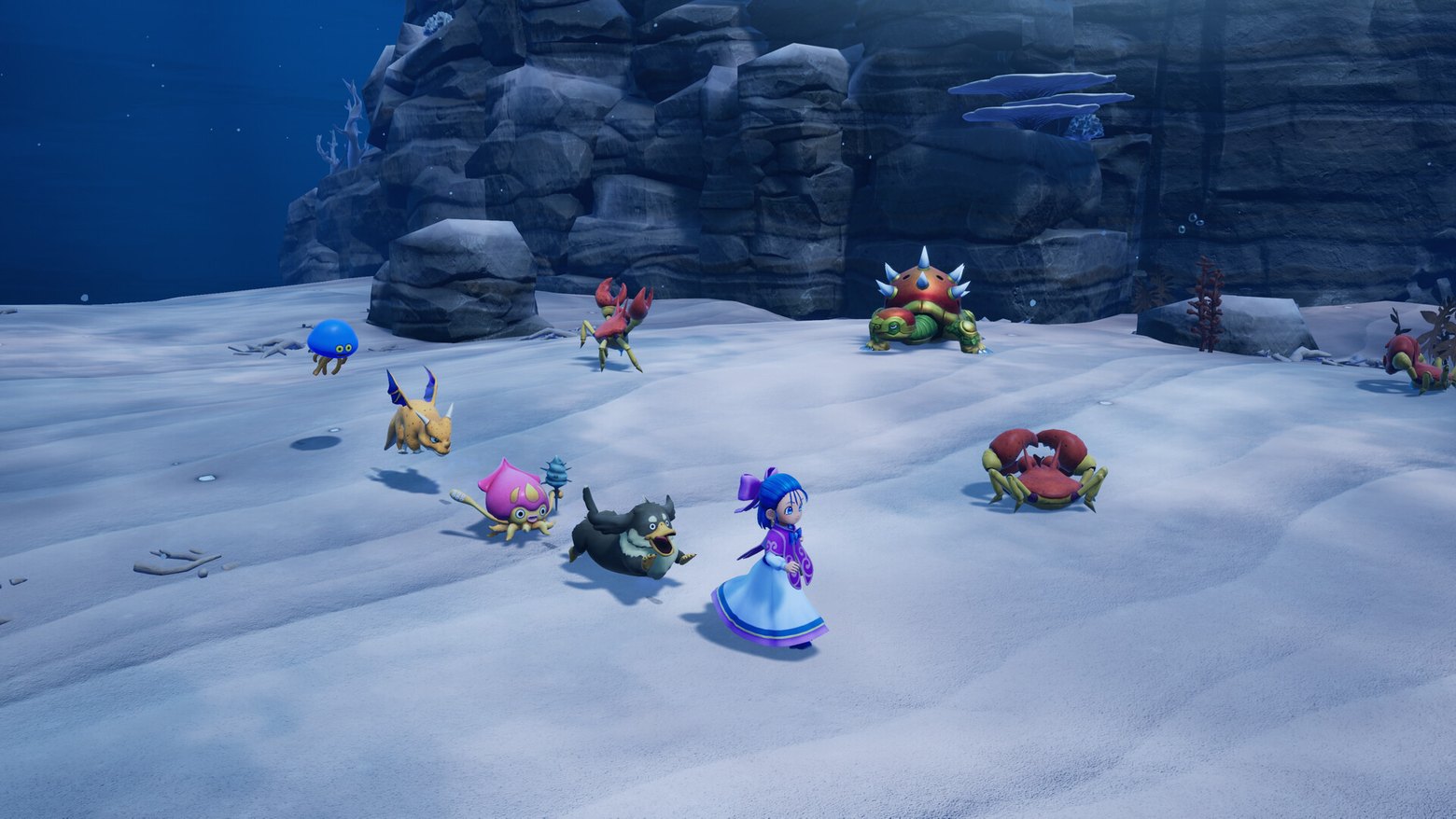Monsterkampf aus Dragon Quest Monsters: The Withered World.