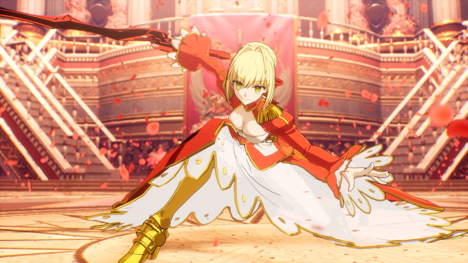 Sabre in der Fate/EXTRA Record-Arena.