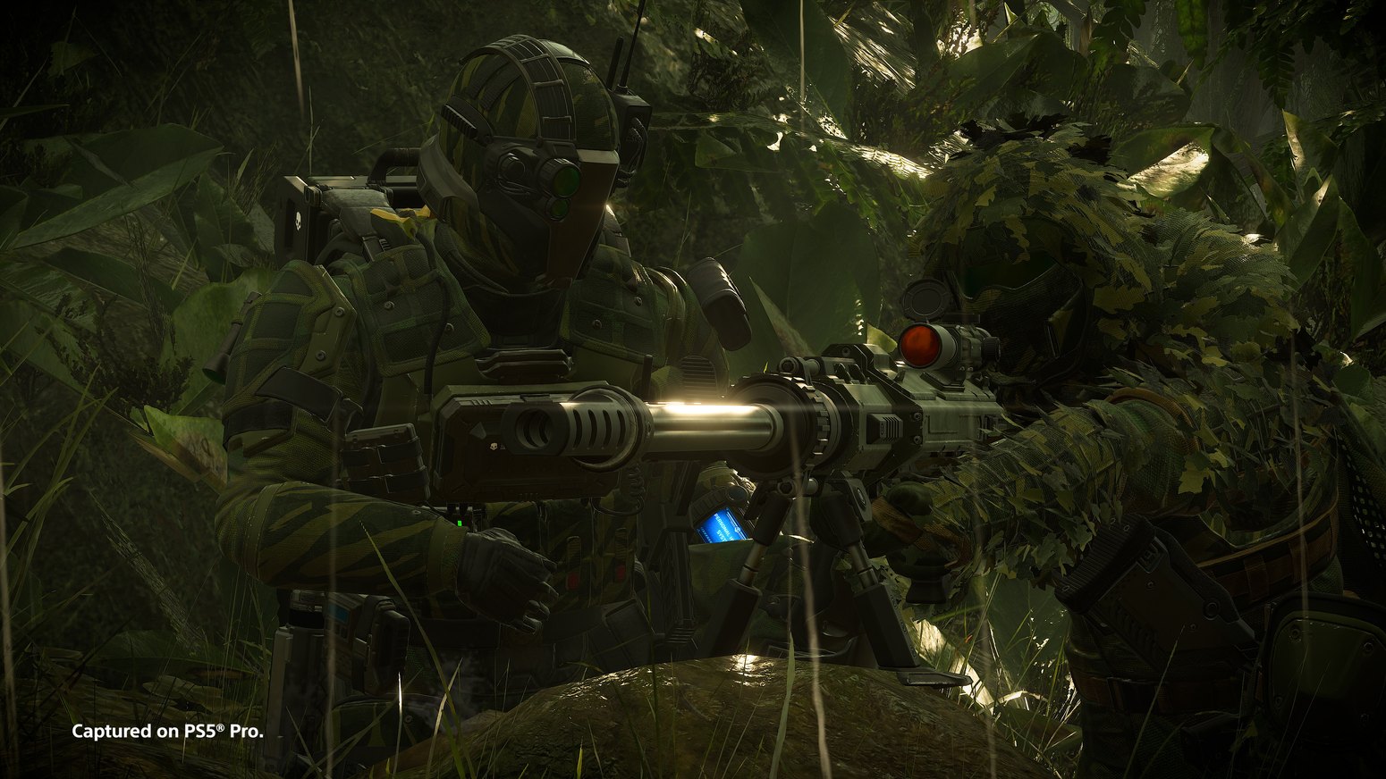 Sniper position in the forest - frame from official materials of Scope of Authority.