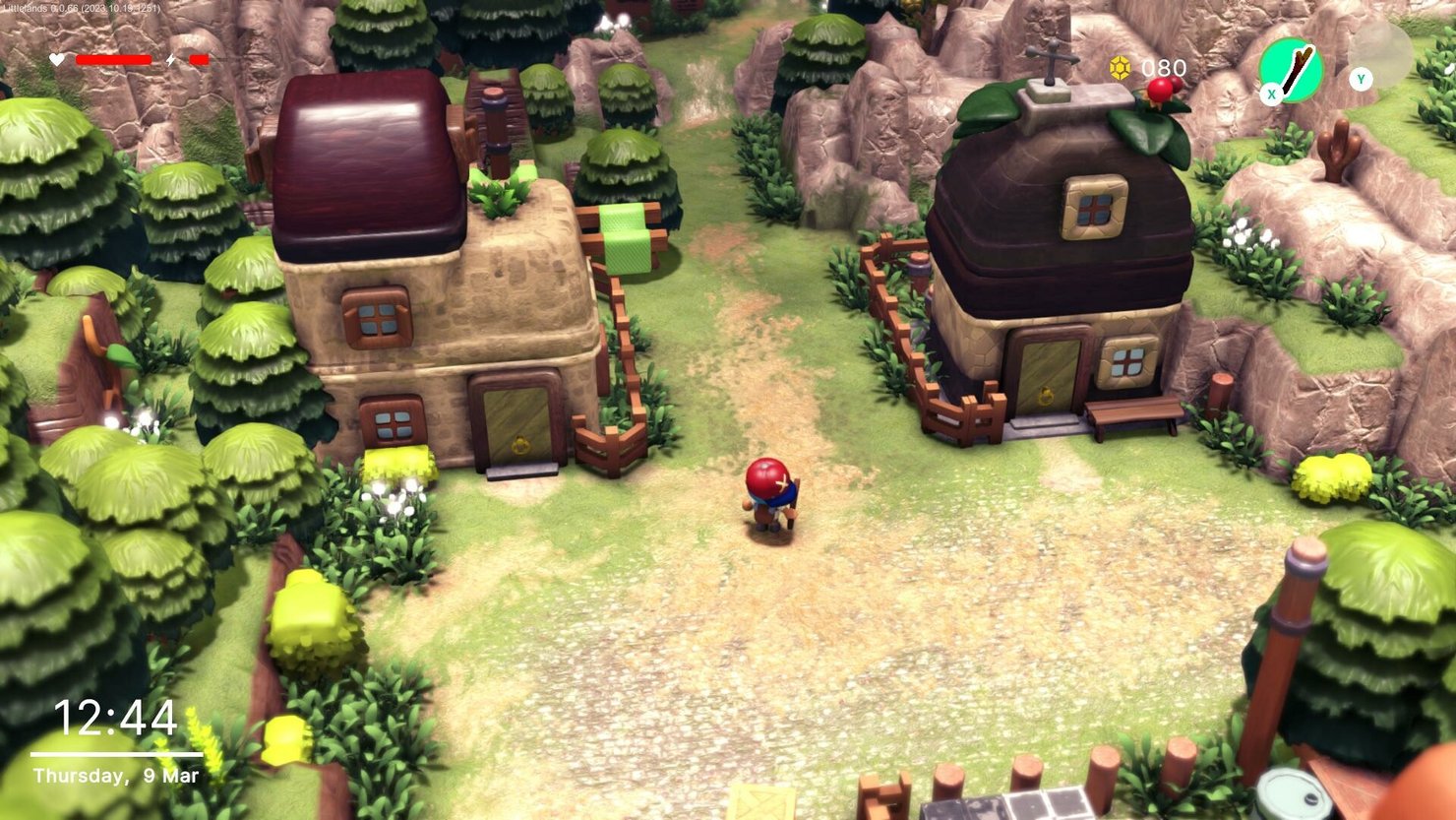 Посёлок Littlelands: дома, улицы и персонажи игры.