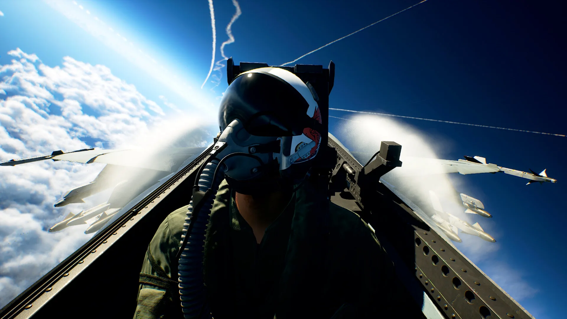 Кабина истребителя в Ace Combat 8