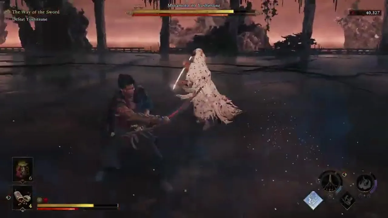 Minamoto no Yoshitsune - final boss