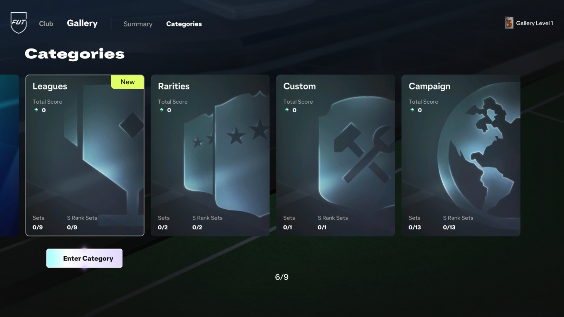 Football Ultimate Team gallery in EA Sports FC 27.